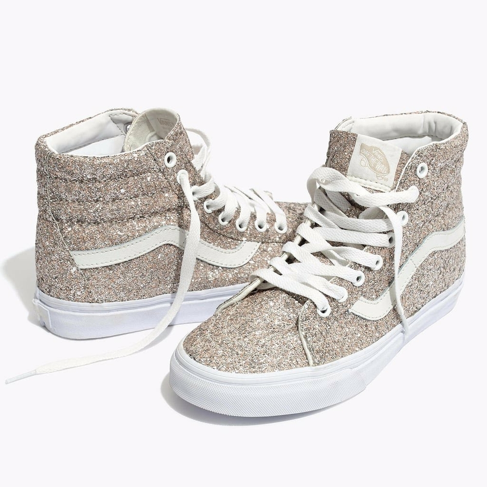 VANS High top chunky glitter shoes